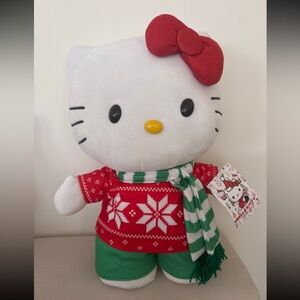 HELLO KITTY GREETER HOLIDAY CHRISTMAS 20" PLUSH TOY CVS 2022 SANRIO With TAGS